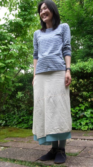 ギャルリももぐさ|安藤明子作品|定番サロンの着こなし例 初夏編